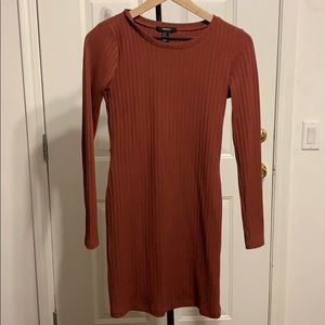 Forever 21 long sleeve mini dress peekaboo back